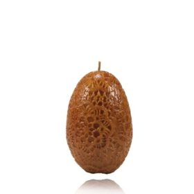 MVH010	Nagy csipkemintás húsvéti tojás méhviasz gyertya