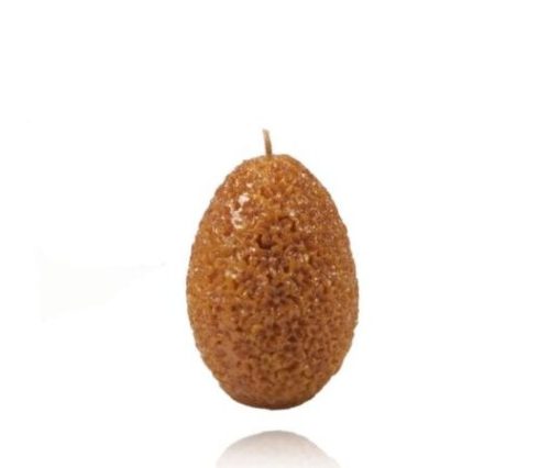 MVH014	Nagy, virágos húsvéti tojás méhviasz gyertya