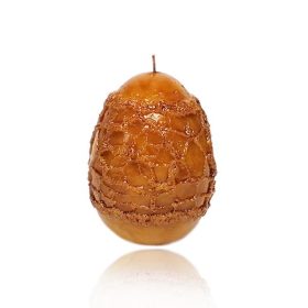 MVH068	Tojás csipkével méhviasz gyertya