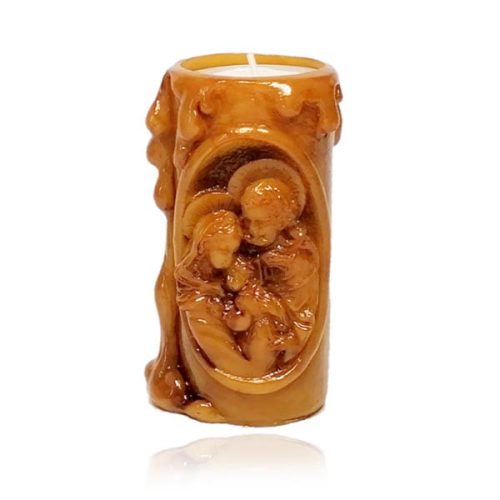 MVS027	Szentcsalád méhviasz mécses gyertya