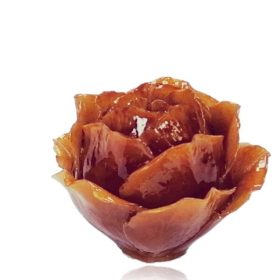 MVU009	Nyíló rózsa méhviasz gyertya 2 